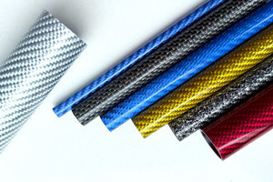 高模量耐腐蝕碳纖維圓管 彩色碳纖管多型號可定制 體育用品/智能制造/漁具配件用碳管