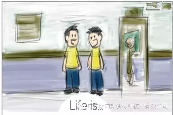 人生就是。。。 和好朋友在教室外面一起罰站